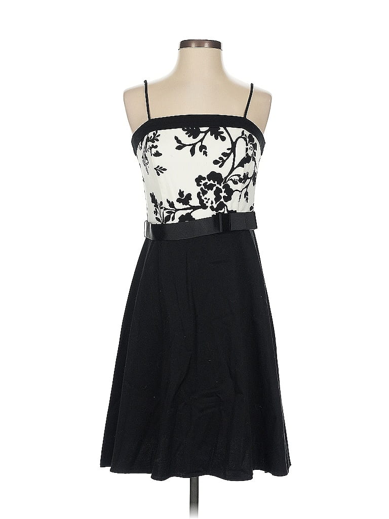 Jessica Howard Women's 3/4 Sleeve Above the Knee Dress Black Size 14 Petite
