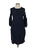 Unbranded Solid Blue Casual Dress Size S - photo 1