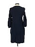 Unbranded Solid Blue Casual Dress Size S - photo 2