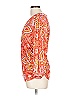 Hale Bob Orange Long Sleeve Blouse Size L - photo 5