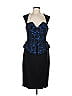 Black Halo Blue Cocktail Dress Size 12 - photo 1