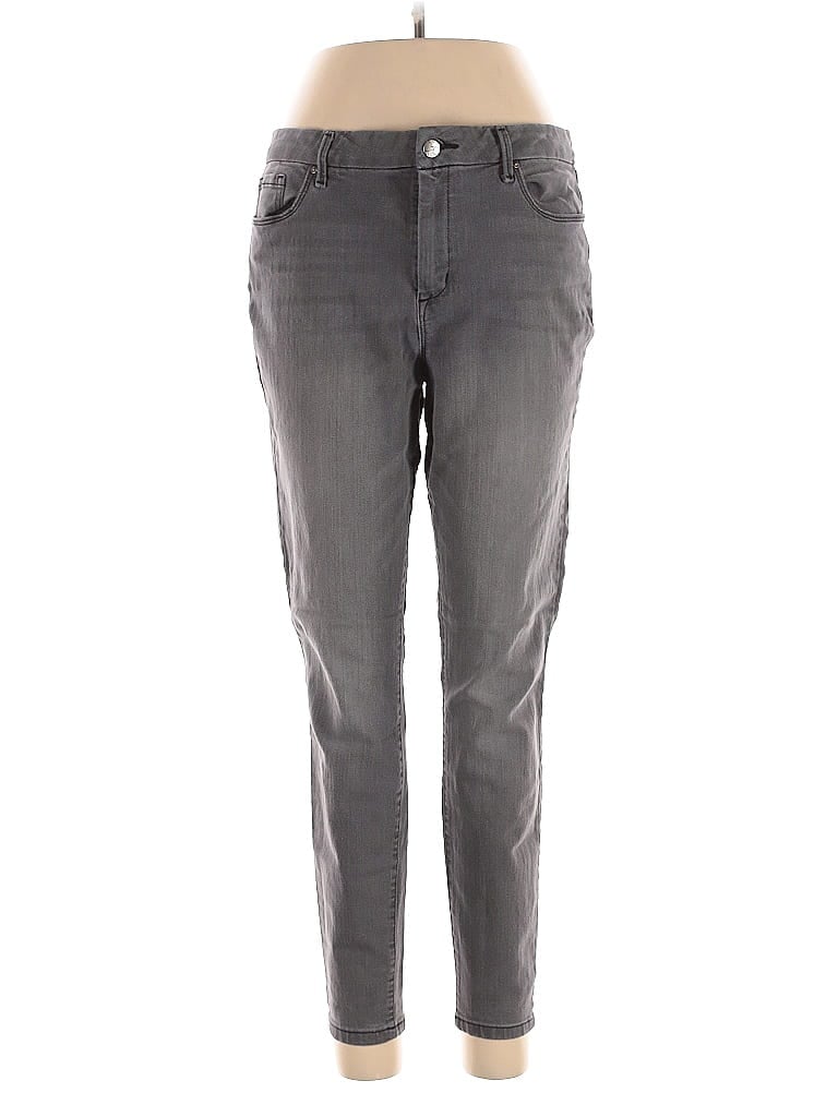 Pre-owned Jessica Simpson Jeans In Gray