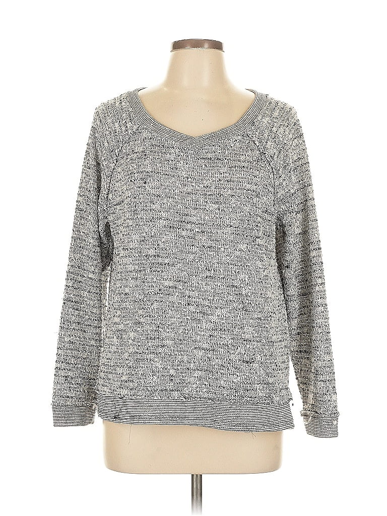Pre-owned Vince Camuto Pullover Sweater In Gray