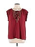 Daniel Rainn 100% Polyester Burgundy Sleeveless T-Shirt Size L - photo 1