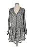 Koch 100% Polyester Graphic Animal Print Gray 3/4 Sleeve Blouse Size S - photo 1