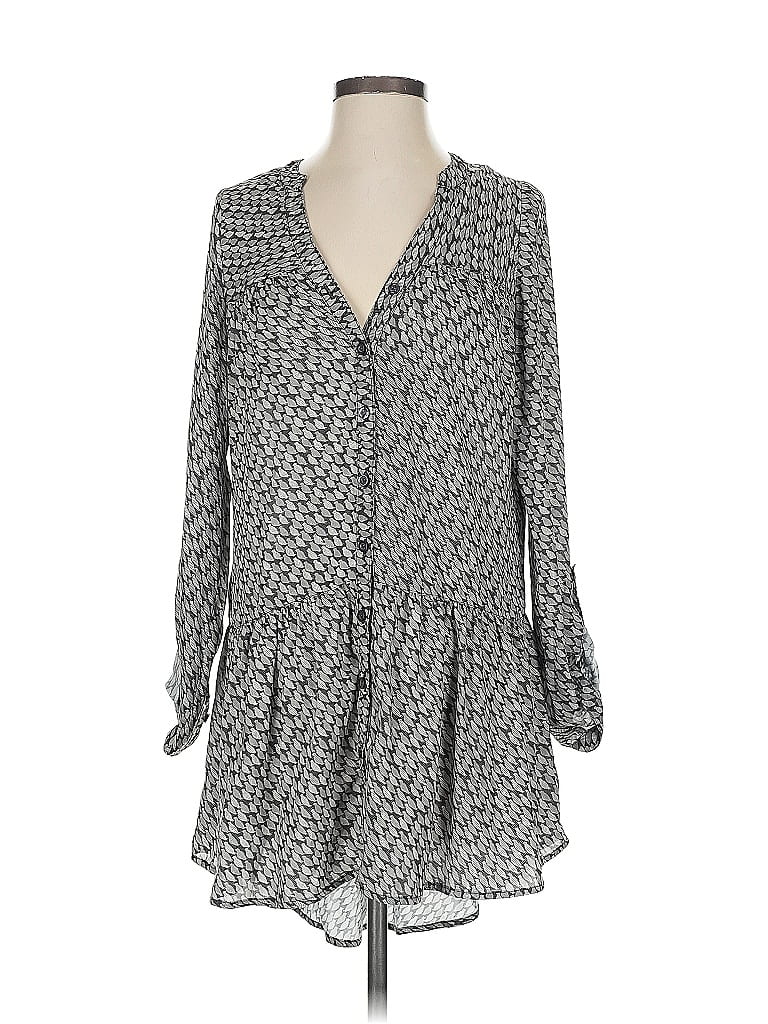 Pre-owned Koché 3/4 Sleeve Blouse In Gray