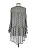 Koch 100% Polyester Graphic Animal Print Gray 3/4 Sleeve Blouse Size S - photo 2