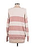 Knox Rose Stripes Pink Pullover Sweater Size S - photo 2