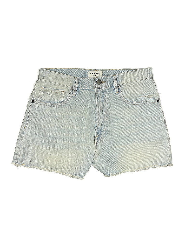 FRAME Denim Blue Denim Shorts Size 30 waist - photo 1