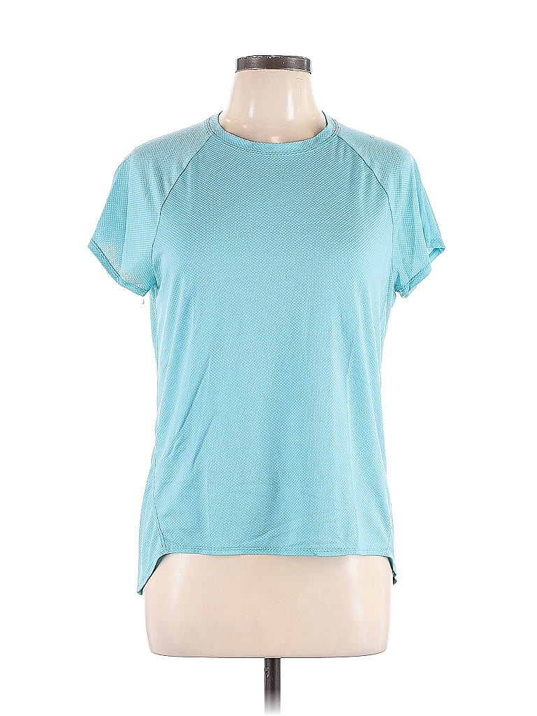 Oiselle Teal Blue Active T-Shirt Size 12 - photo 1