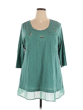 Logo By Lori Goldstein 3/4 Sleeve T Shirt