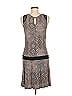 Mossimo Graphic Gray Casual Dress Size M - photo 2