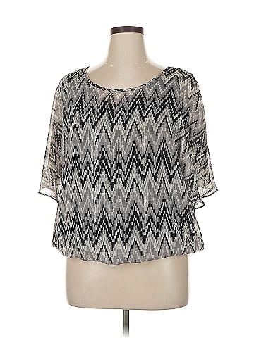AB Studio Short Sleeve Blouse (view 1)