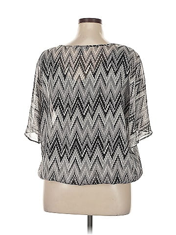 AB Studio Short Sleeve Blouse (view 2)
