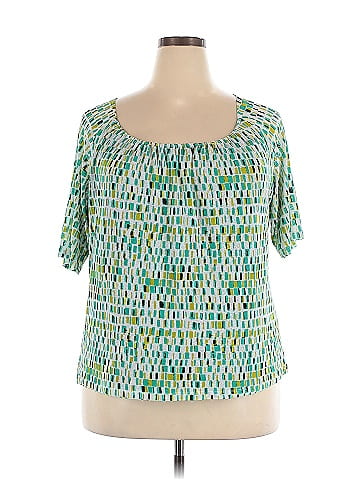 Jones New York Collection Short Sleeve Blouse (view 1)