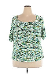 Jones New York Collection Short Sleeve Blouse