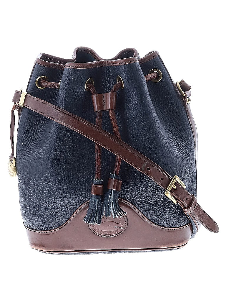 Dooney & Bourke 100% Leather Blue Leather Bucket Bag One size - photo 1