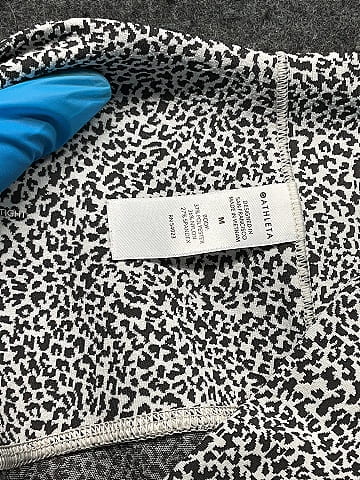 Athleta Animal Print Gray Active Pants Size M