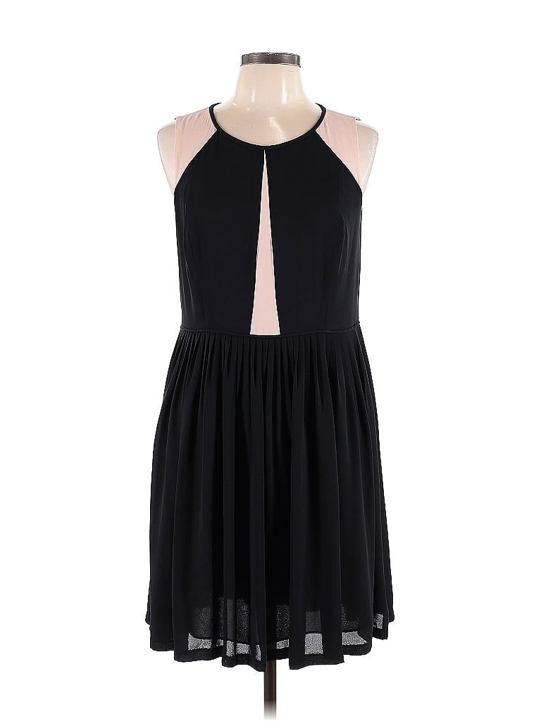 Pre-owned Ann Taylor Loft Cocktail Dress In Black