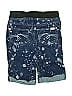 Justice Print Blue Denim Shorts Size 12 (big kids) - photo 2
