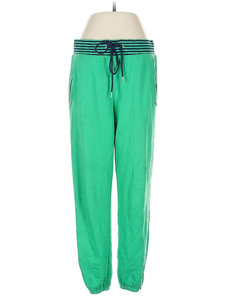 Lou & Grey Color Block Green Track Pants Size M - photo 1