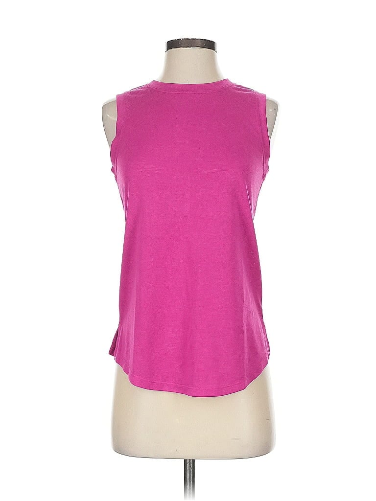 Pre-owned Athleta Sleeveless T-shirt In Pink