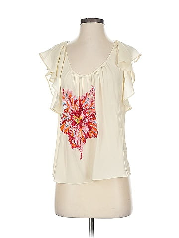 Urban Outfitters Short Sleeve Silk Top (view 1)