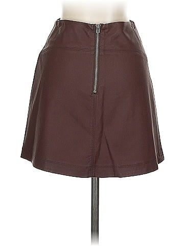 Abercrombie & Fitch Faux Leather Skirt (view 2)