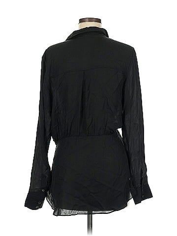 Veronica Beard Long Sleeve Silk Top (view 2)