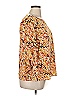 Kasper 100% Polyester Orange 3/4 Sleeve Blouse Size XL - photo 4