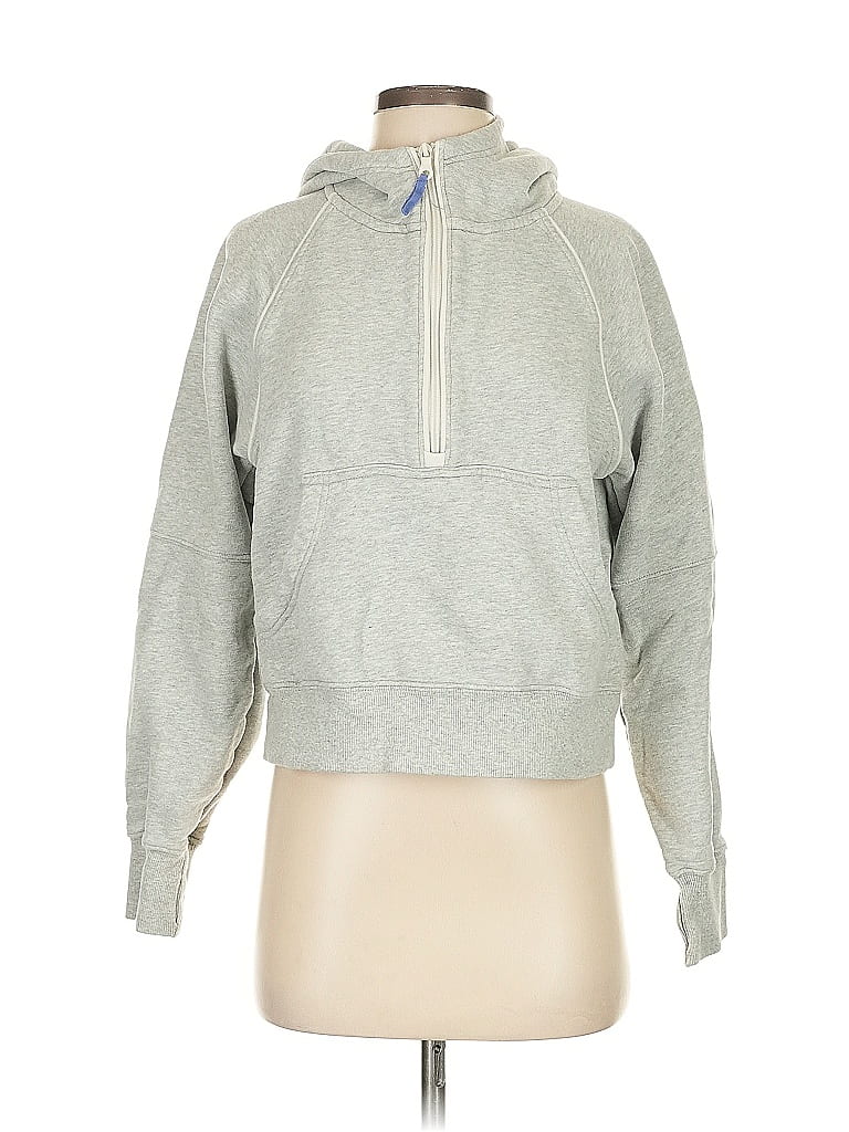 Pre-owned Offline By Aerie Pullover Hoodie In Gray