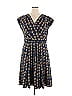 eShakti 100% Polyester Paisley Blue Casual Dress Size 1X - photo 1