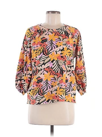 Ann Taylor LOFT 3/4 Sleeve T-Shirt (view 1)