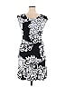 En Focus Studio Graphic Black Cocktail Dress Size 14 - photo 1