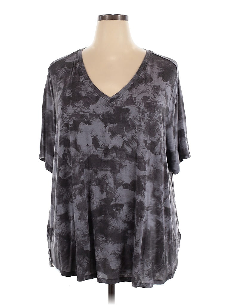 Terra & Sky Camo Gray Short Sleeve T-Shirt Size 3X - photo 1