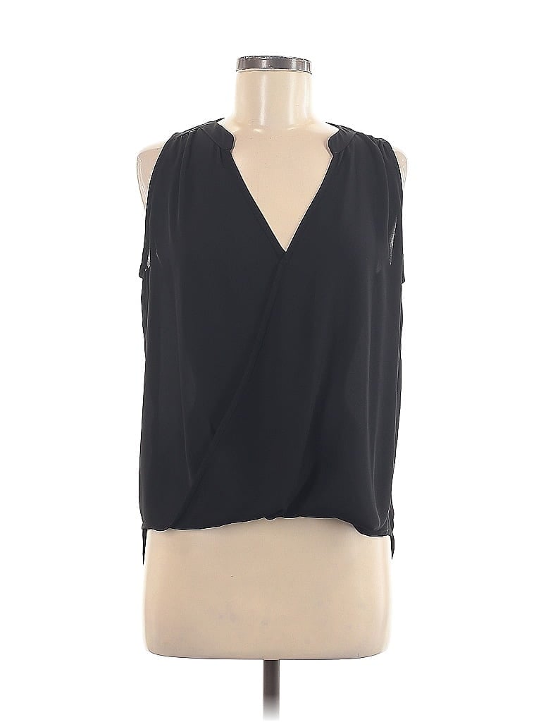 Veronica M. 100% Polyester Black Sleeveless Blouse Size M - photo 1