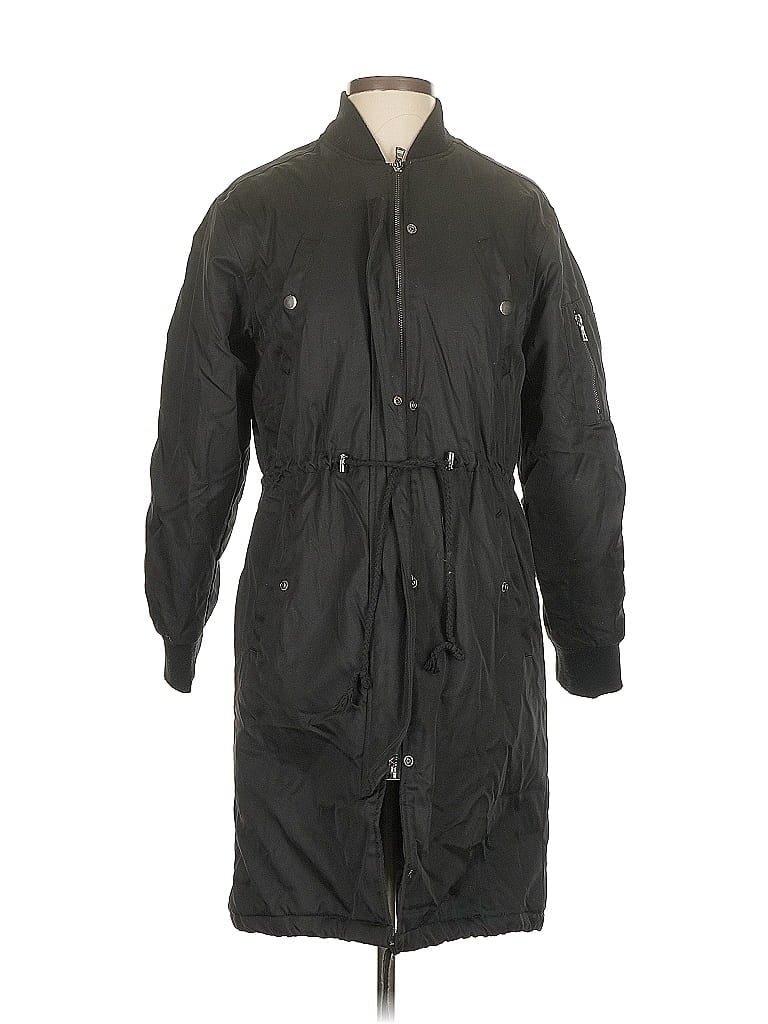 Lucky Leaves 100% Polyester Black Jacket Size S - photo 1