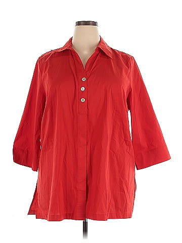 Zac & Rachel 3/4 Sleeve Button-Down Shirt (view 1)
