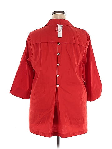 Zac & Rachel 3/4 Sleeve Button-Down Shirt (view 2)