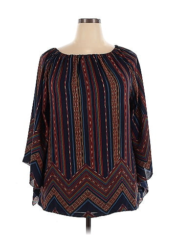Wrangler Jeans Co 3/4 Sleeve Blouse (view 1)