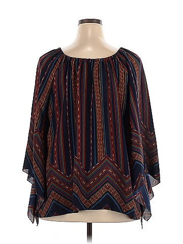Wrangler Jeans Co 3/4 Sleeve Blouse (view 2)