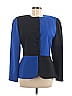Assorted Brands 100% Polyester Color Block Blue Blazer Size 10 - photo 1