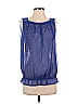 Arden B. 100% Polyester Blue Sleeveless Blouse Size XS - photo 1