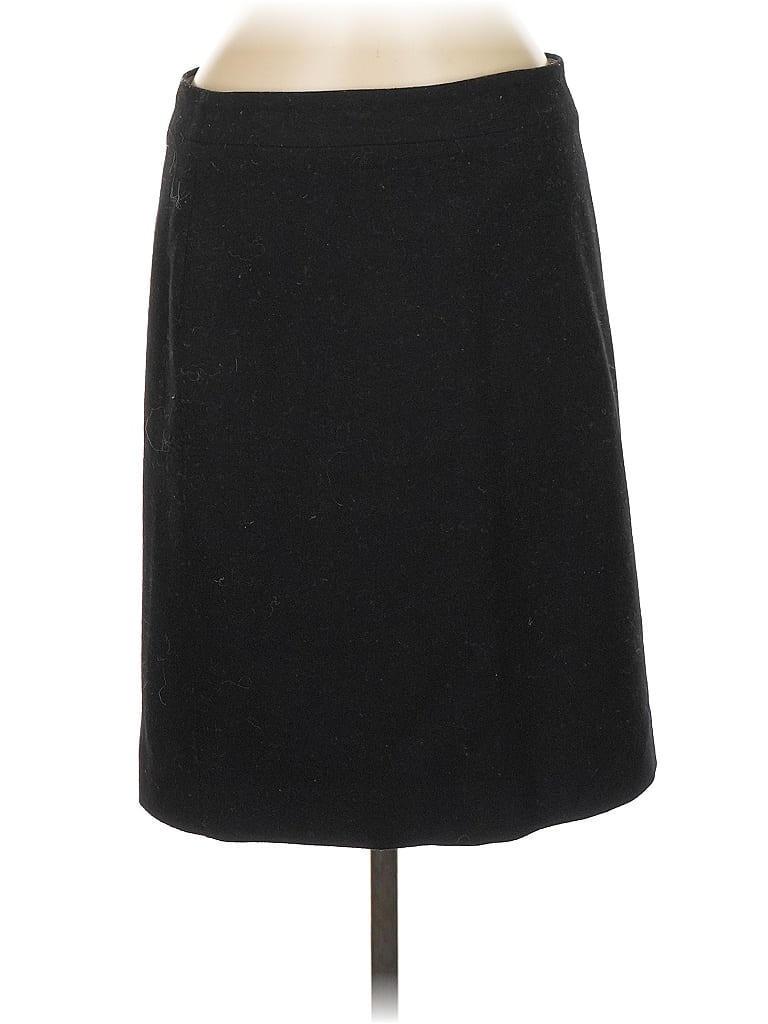 Pre-owned J.crew Factory Store Wool Skirt In Black