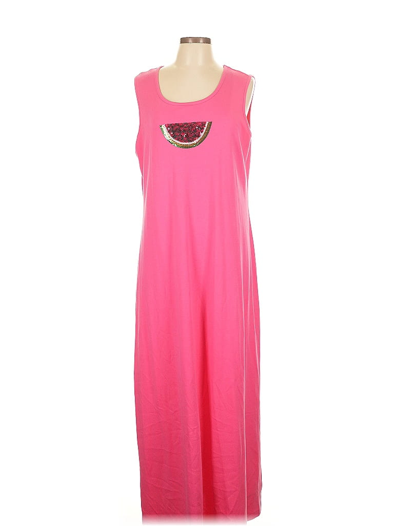 Pre-owned Quacker Factory Casual Dress In Pink