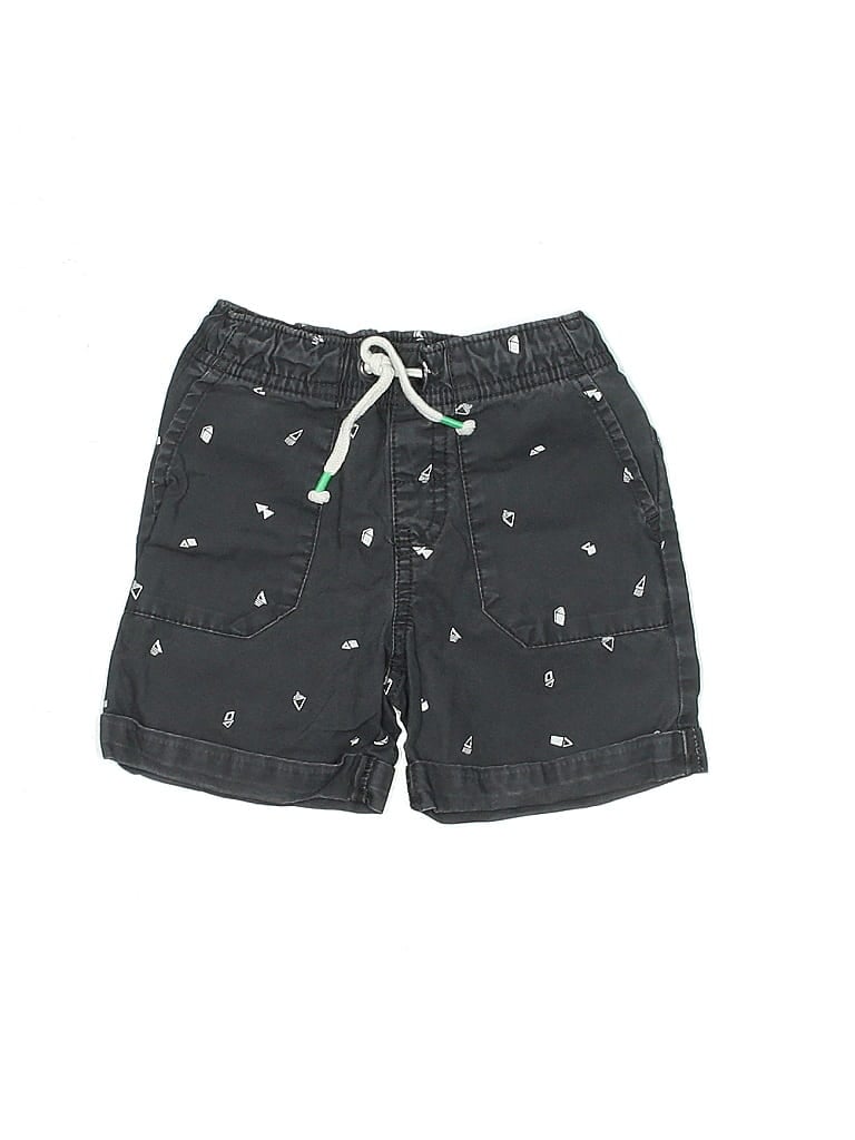 Cat & Jack 100% Cotton Stars Black Shorts 12-18 MO / 18 MO - photo 1