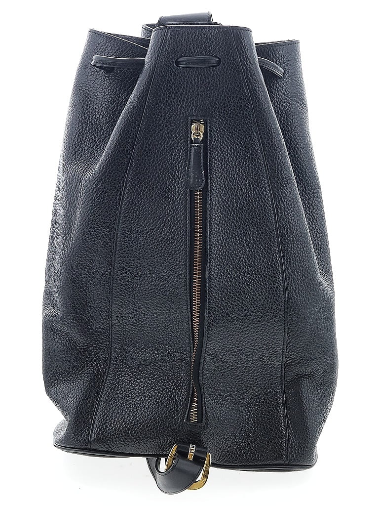 Salvatore Ferragamo 100% Leather Black Gray Leather Backpack One size - photo 1