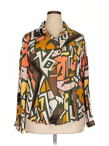 Big Dart 3/4 Sleeve Blouse (view 1)