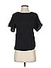 G by Giuliana Rancic Black Short Sleeve Top Size XXS - photo 1