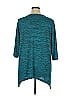 Catherines Teal 3/4 Sleeve Top Size 0X - photo 2